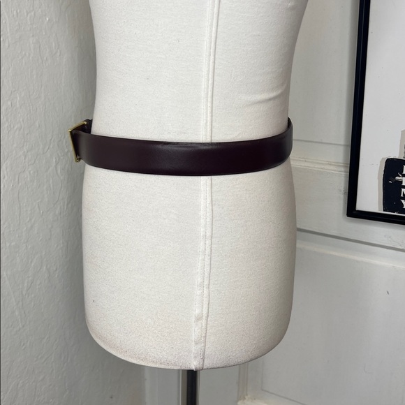 Christian Dior Genuine Eggplant Colored Leather Belt w/Goldtone Buckle 75/30 XS main image 7